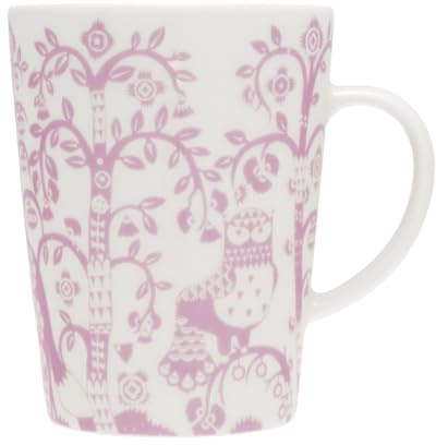 Iittala Taika Becher bestehend aus Vitroporzellan, in der Farbe Rose, Fassungsvermögen 0,4L, Größe: 12x11,6x9,1cm, 1077905