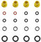 Lot de 20 buses à joint torique pour nettoyeur haute pression Karcher K2 K3 K4 K5 K6 K7, joint torique de rechange en caoutchouc 2.640-729.0, accessoires d'outils de nettoyage