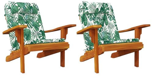 vidaXL Tropisches Blattkissen Blattmuster Polyester Mittel Muster