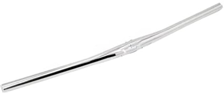 Aluminium-Fahrradlenker: MTB/Rennrad, Flacher Riser-Lenker, 31,8 × 640/680–800 Mm, Silber(FB12 Silver 680mm)