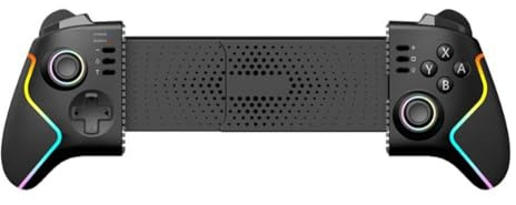 NiuLumea Manette ergonomique sans fil pour manette Pro Switch 2/1, effet Hall, batterie 600 mAh, support de vibration, RVB pour éclairage, noir