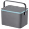 EKO Food Waste Compost Bin, Kitchen Countertop Food Waste Caddy,Compost Bin with Lid, Grey, 4 Litre