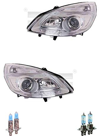 Scheinwerfer Set H1/H7 für Scénic II JM0/1_ Grand inkl. Osram Lampen