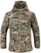 MakingDa wasserdichte Herren-Jacke, lässiger Kapuzenmantel, gefüttert mit Softshell-Fleece, Laufjacke, Jacke im Camouflage-Look, für Arbeit, Angeln, Jagd, Klettern, XXL