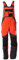 WOODSafe® Schnittschutzhose Klasse 2, kwf-geprüfte Forsthose, Latzhose orange/grau, Herren - Waldarbeiterhose (52)