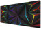 Geometric XXL Gaming Mouse Mat - 60 x 30cm Black, Red, Teal, Purple