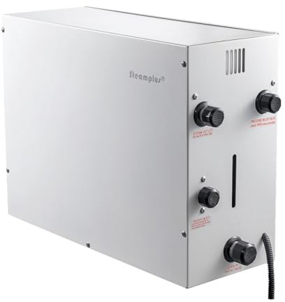 [9Kw] Steamplus Générateur de Vapeur pour Hammam à Usage Domestique vidange Automatique