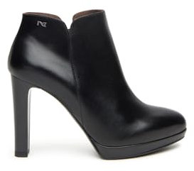 Nero Giardini I410980D Tronchetti Donna in Pelle - Nero 37 EU