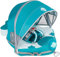HECCEI Baby Schwimmring Mambobaby Nicht Aufblasbarer Schwimmreifen mit Schwanz, Weiches Wasserdichtes Haut freundliches Baby Float Ring Schwimmtrainer für Kinder 3-24 und 3-48 Monate