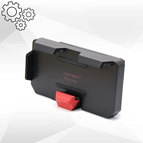 Wodpice Supporto per Telefono per Moto, Supporto per Telefono Cellulare Wireless, Waterproof Staffa di Navigazione GPS per R1200GS F800GS ADV F700GS R1250GS F850GS ADV