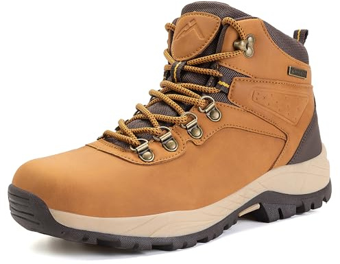CC-Los Bottes Randonnée Femme Imperméables Antidérapantes EU35.5-41.5 | Semelle Caoutchouc Antidérapante, Tige Respirante, Imperméable, Résistant À L’usure, Adapté Randonnée Montagne Tous Terrains