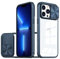 LIUKM iPhone 13 Pro Case [Camera Protection] Sliding Camera Cover Protect PC Anti-Shock Anti-Scratch Case for iPhone 13 Pro - Blue