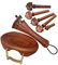 HUNYNB Violine Ersatz Teile Palisander-Geigenbeschläge-Set 4/4 Full Size Violinenzubehör