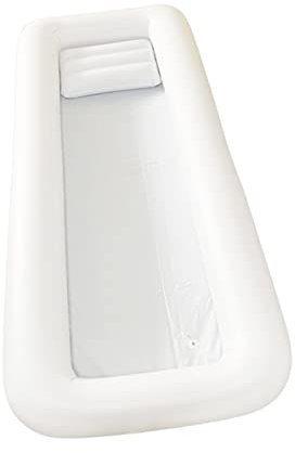 Sharplace Tragbare Faltbare PVC-Badewanne, aufblasbare Badewanne, Duschwanne, im Freien, mit Luftkissen, aufblasbare Badewanne für Senioren, Männer, Frauen,