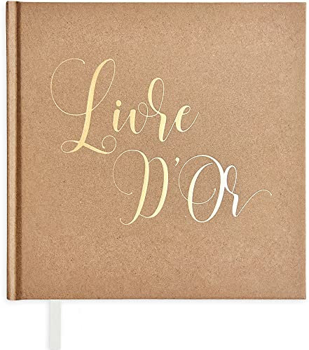 Plantvibes Livre d'or Mariage ou l'anniversaire, 72 Pages, Couverture Rigide, Papier de Haute qualité, Livre d'or anniversaire, Convient comme Livre de Visiteur