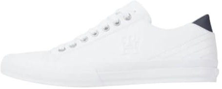 Tommy Hilfiger Herren Low Top Sneaker Schuhe, Weiß (White), 42