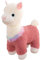 Herfair Alpaka Kuscheltier, Alpaka Plüschtier Plushies Weiches Alpaka Stofftier Lama Kissen Geschenk für Kinder Mädchen Jungen (Rosa,28 cm)