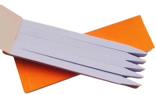 Strisce Reattive per Profumo Bianco,200 PCS Oli essenziali Tester Strisce di carta,Profumo Strisce di Prova per aromaterapia,delle strisce della prova per Test,Oli Essenziali(copertina arancione)