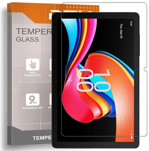 REY 2X Protector de Pantalla para TCL Tab 10 2 Gen 10,1, Cristal Vidrio Templado Premium, Tablet