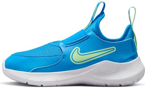 Nike Unisex Niños Flex Runner 3 Zapatos para bebés y niños pequeños, Photo Blue Vapor Green, 21 EU