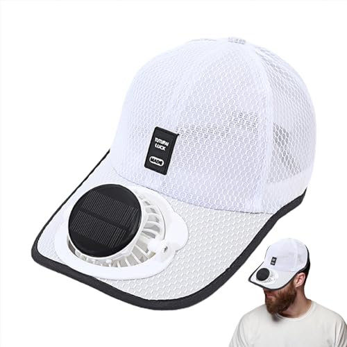 Baseballmützen mit Ventilatoren | Sonnenhut mit Ventilator, Sommer-Sonnenhut, Ventilatorhut | Solar-Strandhut mit Kühlventilator | Sun Protection Cap Cooler Fan Baseball Cap for Outdoor Sports