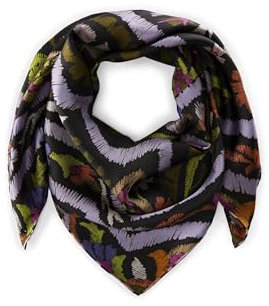 CODELLO Damen Premium Tuch aus reiner Seide mit Paisley-Motiv