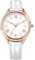 Comtex Montre élégante pour Femme avec boîtier en Or Rose et Pierre de Cristal, Cadran Facile à Lire, Bracelet Tendance pour Femme, Rose Gold, Moderne