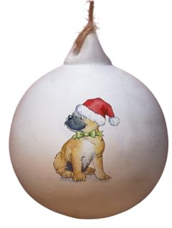 Image Industry Keramikkugel Französische Bulldogge – Baumschmuck – Weihnachtsschmuck Hundegeschenk – Hundeliebhaber