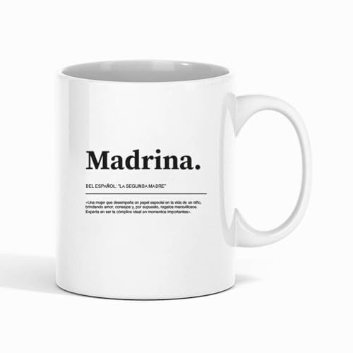 Taza Frase Definición Madrina Regalo Familia Taza de Cerámica regalos originales (madrina)