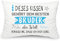 Yufansd Geschenke für Bruder Großer Bruder Kissenbezüge Dieses Kissen gehört dem besten Bruder der Welt Kissen Dekoration für Großer Bruder Geschenk Kopfkissenbezug 50 x 75 cm (Bruder)