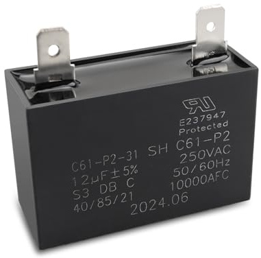 WR55X24064 Condensateur pour réfrigérateur GE et congélateur Compresseur Condensateur de fonctionnement, remplace WR62X79 WR62X0079