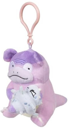 Pokemon Center Galarian Slowbro Go with the Slow Plush Key Chain