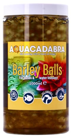 Aquacadabra Barley Straw Extract Balls Pond Water Treatment Blanketweed Algae Control 1L