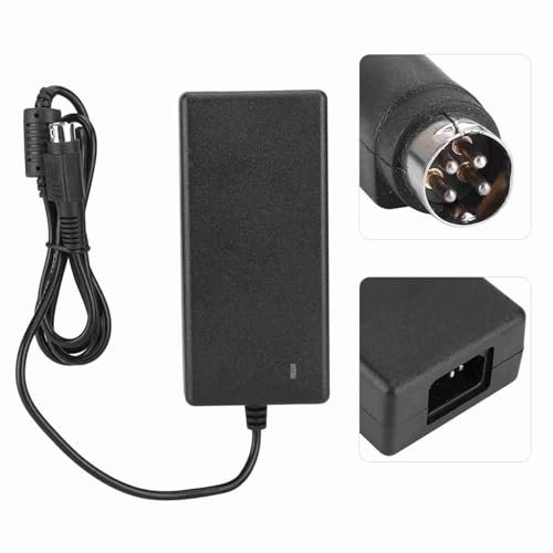 Haosie 12V 5A Power Supply, 60W 4 Pin AC Adapter, 100 240V Charging Adapter, Compatible with CLT2054 Laptop, Notebook