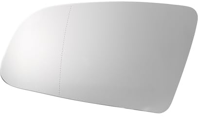 MIRROVIA Espejo Retrovisor Izquierdo De Repuesto Para Audi A3 2003-2008 Para Audi A4 2000-2008 Para Audi A6 2004-2008 No.8E0857535C/8E0857535E Asférico Calefactado Reemplazo de Automóvil