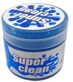 160G Super Dust Clean Clay Dust Keyboard Cleaner Slime Toys Cleaning Gel Car Gel Mud Putty Kit USB for Laptop Cleanser Glue(Blue 2PCS)