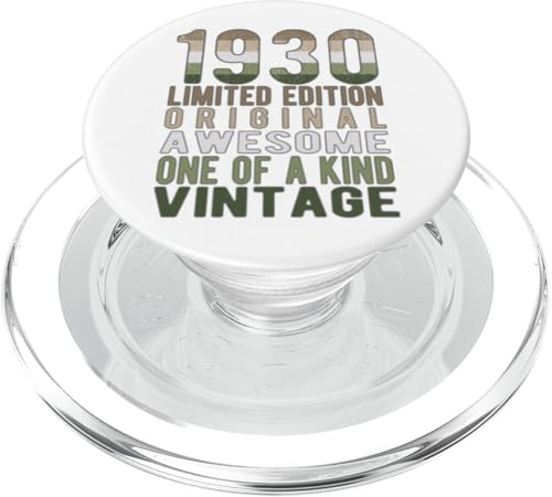 Limited Edition Vintage Retro Geburtsjahr 1930 PopSockets PopGrip für MagSafe