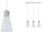 Paulmann 79611 Neordic Ivar Pendelleuchte max 3x20W E27 Weiß matt 230V Metall/Marmor