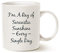 This Funny Personalize Coffee Mug, Sarcastic Ray of Sunshine Gifts, Best Mug for Lovers of Sarcasm, Ceramic Cup White, 11 Oz