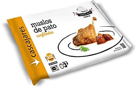 CASCAJARES - Muslos de pato cocinados al estilo Cascajares. Calentar en horno o microondas. Dos muslos por bolsa. Sin gluten