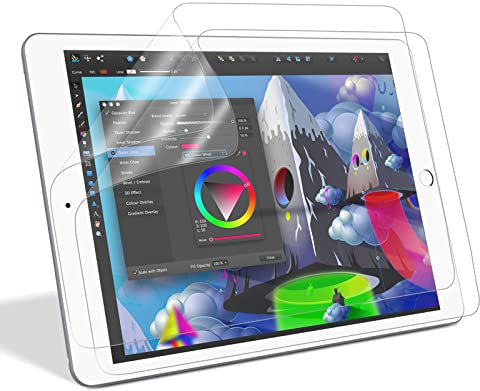 [2 pezzi] Paperfeel Pellicola Protettiva per iPad 9/8/7 Generazione (10,2 Pollici,2021/2020/2019), Pellicola di Carta PET Opaca per Disegnare Compatible con Apple Pencil, Antiriflesso, Anti-impronta