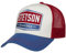 Stetson Highway Trucker Cap Small Basecap Baseballcap Meshcap Snapback Truckercap Kinder/Herren - Snapback, mit Schirm Herbst-Winter Frühling-Sommer - One Size blau-rot