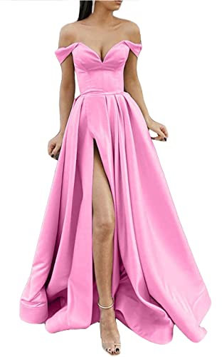 ORANDESIGNE Robe de Mariée Femme Longue Sirène Col en V sans Manche Robe Tube Robe Longue Sexy Robe à Bretelles Jarretelle Robe à Paillettes Robe Queue de Poisson Robe Nuptiale E Rose XXL