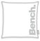 Bench Kissenhülle, Urban Grey, ca. 50x50 cm, Mit leichtläufigem Markenreißverschluss, 100 % Polyester, French Velvet, Mit Flag Label, Farbe: Weiß/Grau, Art.Nr.: 5312604020