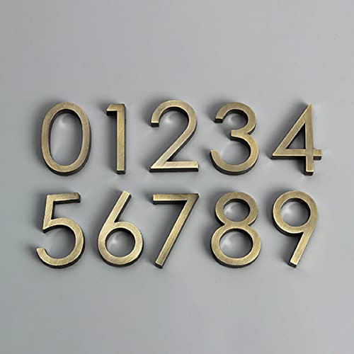 Numeri civici Porta autoadesivi Numeri della Cassetta Postale Numeri di indirizzo Stradale per l'appartamento Cartelli per Cassetta Postale Stanza di casa, Numero 0~9