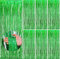 Gohytal Lametta Vorhänge Grün,6 Stück Metallische Lametta Vorhänge, St.Patrick's Day Dekoration Metallic Glitzer Vorhängen Hintergrund für Weihnachten WM Fußball St Patrick's Day Geburtstag Party Deko