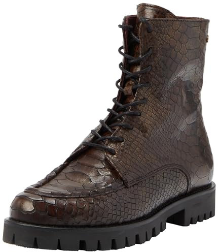 Fred de la Bretoniere Damen MINOU Derby Bottine Oxford, Dark Green, 40 EU
