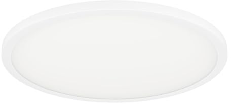 EGLO connect.z Smart Home LED Deckenleuchte Sarsina-Z, ZigBee | App und Sprachsteuerung Alexa, Lichtfarbe einstellbar (warmweiß-kaltweiß), dimmbare Metall Deckenlampe in Weiß, Ø 45 cm