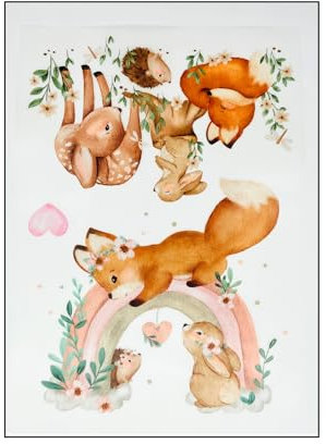 Bügelbilder Set für Textilien DIN A4 Kinder Mädchen Jungen Pferde Weihnachten groß klein Aufbügelbild zum aufbügeln verschiedene Designs (Design 18)