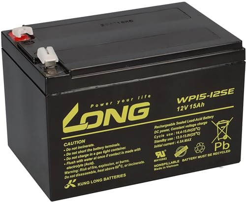 Akku passend für Panasonic LC-CA1215P1 12V 15Ah AGM Batterie